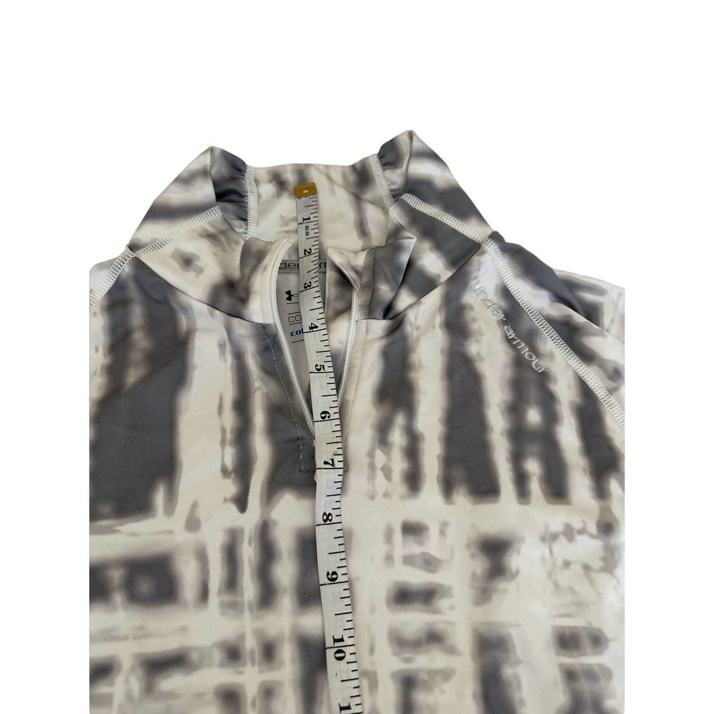 Women XL under armour high neckline zip pullover long sleeve workout top shirt - Picture 8 of 11